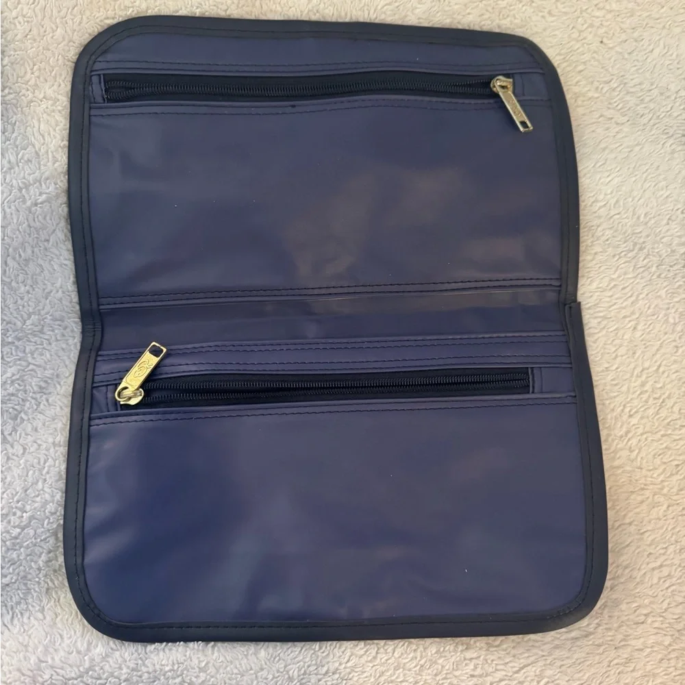 Diane von Furstenberg Navy Travel Duffel Bag